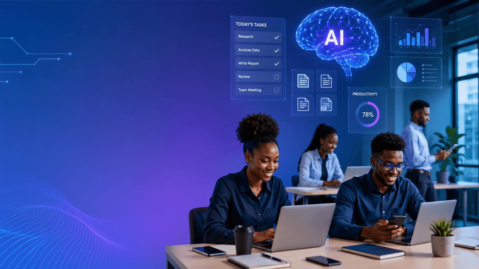 Artificial Intelligence and Productivity: Working Smarter in a Digital World