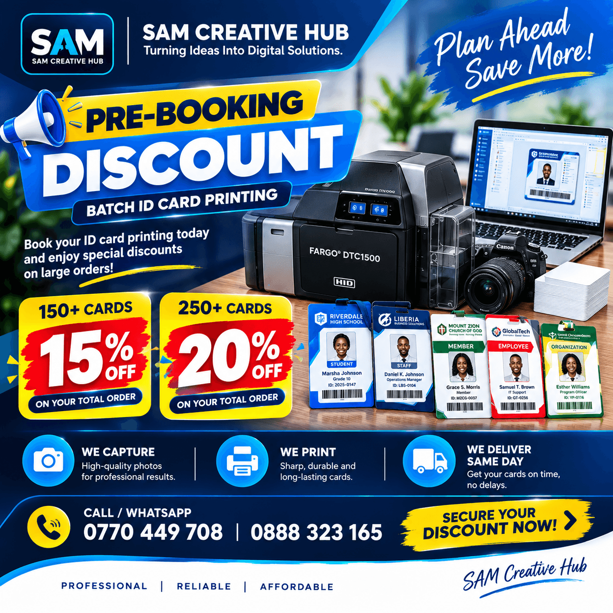 Pre-Book Your ID Cards and Save Up to 20%