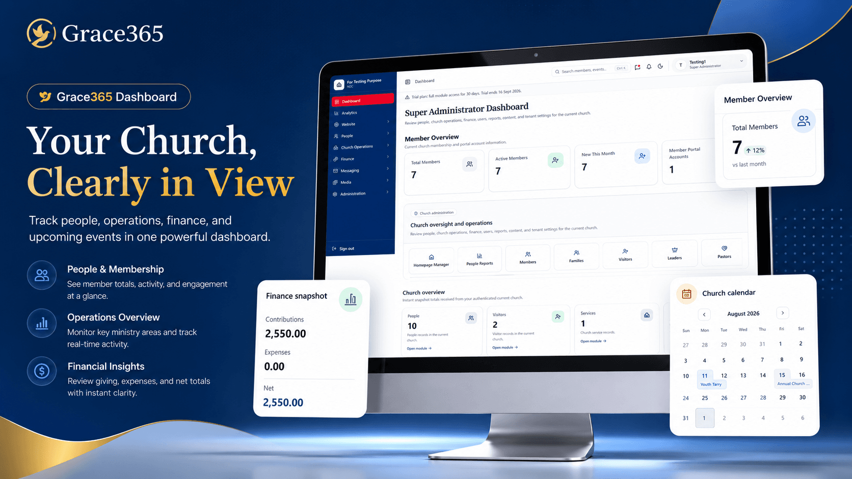 Grace365 Church Management System: A Complete Digital Solution for Modern Churches
